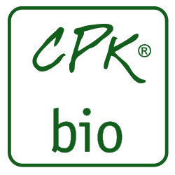 logo CPK bio - biokosmetika - min. 20% tvoří podíl bosložek